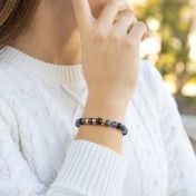 Bracelet Vervaine Avec Sphères Personnalisées [Plaqué Or 18ct]