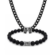 Black Onyx Cuban Set with Nano Bible