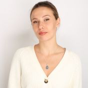 Jayden Onyx Name Necklace for Women [Sterling Silver]