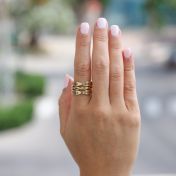 Anello Onda Infinita [Placcato Oro 18kt]