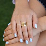 Anello Onda Infinita [Placcato Oro 18kt]