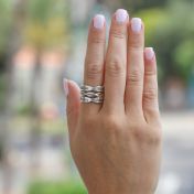 Infinite Wave Ring [Sterling Silver]