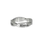 Bloesem Naam Ring [Sterling Zilver] 
