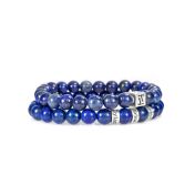 Classic Lapis Lazuli Women Bracelet [Sterling Silver]