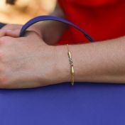 Bracelet Ruban d'Amour [Plaqué Or 18ct]