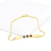 Bracelet Ruban d'Amour [Plaqué Or 18ct]