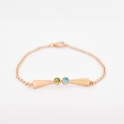 Bow of Love Bracelet [Rose Gold Plated]