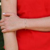 Bow of Love Bracelet [Rose Gold Plated]