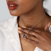 Familienbindungen Namenskette [Sterlingsilber]