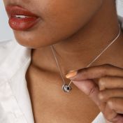 Familienbindungen Namenskette [Sterlingsilber]