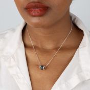 Familienbindungen Namenskette [Sterlingsilber]