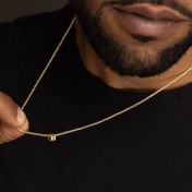 Box Chain with Names - 14 Karat Gold