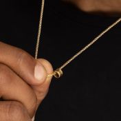 Box Chain with Names - 14 Karat Gold