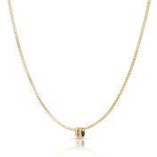 Box Chain with Names - 14 Karat Gold