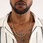 Bold Braided Classic Chain for Men - 14 Karat Gold