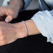 Braided Waves Bracelet