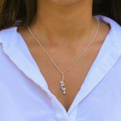 Roots of Love Necklace Vertical [Sterling Silver]