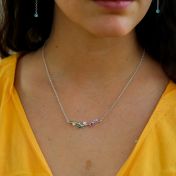 Liebeswurzeln Halskette Horizontal [Sterlingsilber]