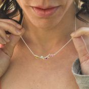 Liebeswurzeln Halskette Horizontal [Sterlingsilber]