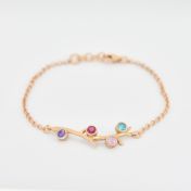 Pulsera Raíces del Amor [Bañada en Oro Rosa de 18K]