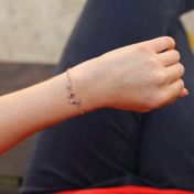 Pulsera Raíces del Amor [Bañada en Oro Rosa de 18K]