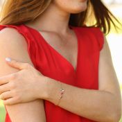 Pulsera Raíces del Amor [Bañada en Oro Rosa de 18K]