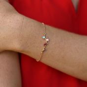 Pulsera Raíces del Amor [Bañada en Oro Rosa de 18K]
