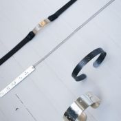 Manchette Large Inspiration Braille [Plaquée Argent]