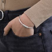 Bracelet Liés Ensemble avec Prénoms [Brillant]