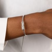 Bracelet Liés Ensemble avec Prénoms [Brillant]