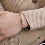 Bracelet Liés Ensemble avec Prénoms [Brillant]