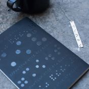 Unforgettable Memories Braille Necklace  - Sterling Silver