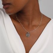 Bullenauge Geburtsstein Kette [Sterling Silber]