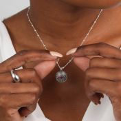 Bullenauge Geburtsstein Kette [Sterling Silber]