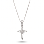 Stellar Cross Necklace