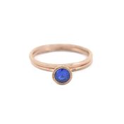Carina Ring. Big Circle [18K Rose Gold Plated]