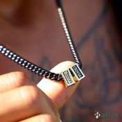 Dark Cuban Link Chain With Names [18K Gold Vermeil] - 6mm