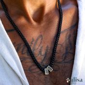 Dark Cuban Link Chain With Names - 6mm