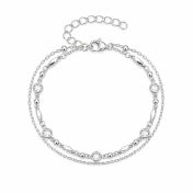 Layered Starlight Bar Bracelet
