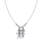 Collana Famiglia Preziosa con Nome [Argento 925]