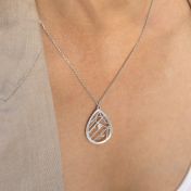 Collier Carte Déclaration Endroit Chéri 