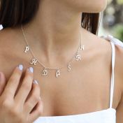 Talisa Initials Necklace [Sterling Silver]