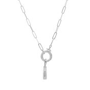 Vertikaler Balken Anhänger mit Gravur [Sterlingsilber]