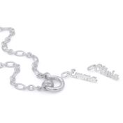 Ewigkeit Familienkreis Ankerkette [Sterlingsilber] - mit Namen Charms