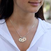 Circles of Light Name Necklace [Sterling Silver]