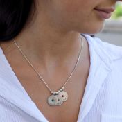 Circles of Light Name Necklace [Sterling Silver]