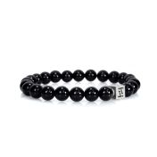 Classic Shiny Black Onyx Women Bracelet [Sterling Silver]
