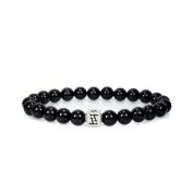 Classic Shiny Black Onyx Women Bracelet [Sterling Silver]