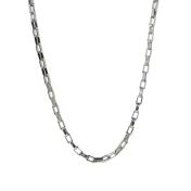 Cadena Clásica de Eslabones Cuadrados para Hombre