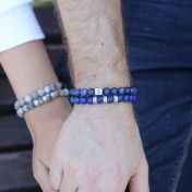 Klassieke Lapis Lazuli Mannen Armband 